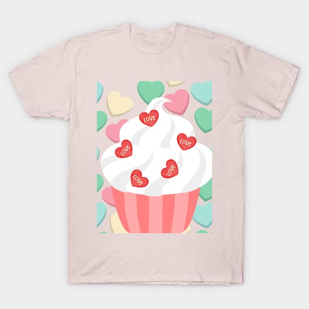 Cupcake Love T-Shirt by Lovli Lakin Designs